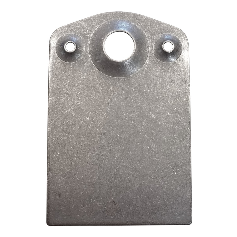 7/16 in. Quarter Turn Fastener Plate, Mild Steel