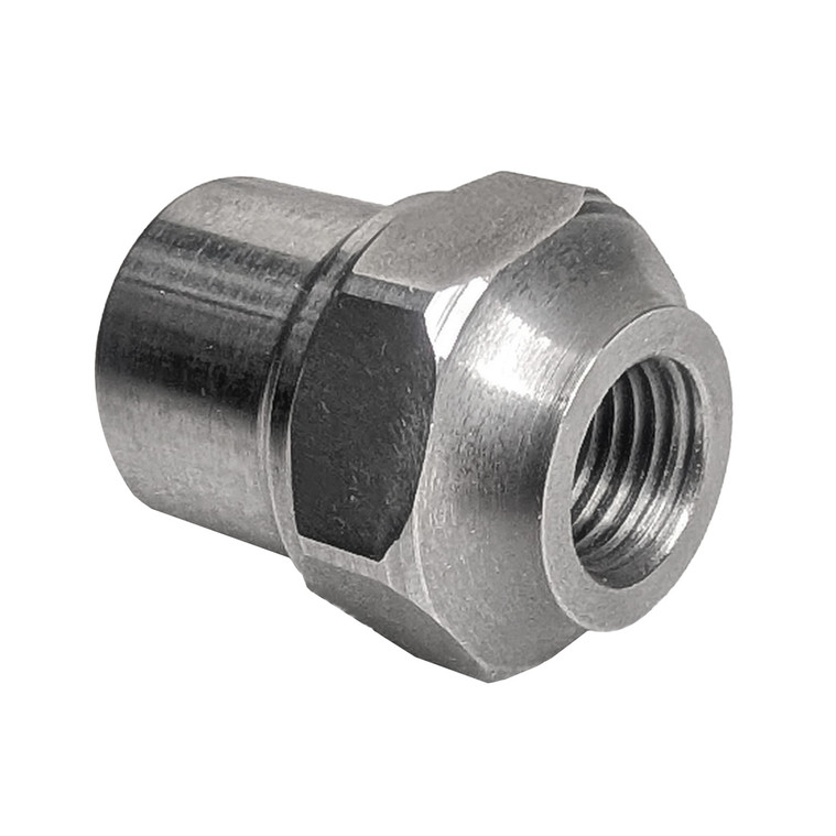 7/16-20 LH x 7/8 in. .058 in. Tube Adapter, 4130, Hex Style (QM-218302)
