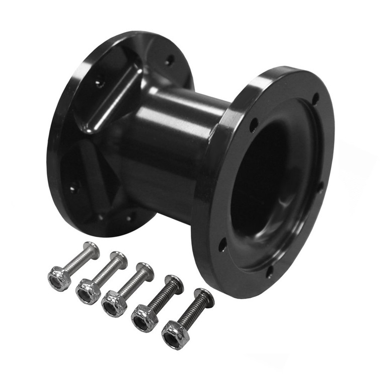Billet Steering Wheel Hub Extension Kit, 3 In., Black