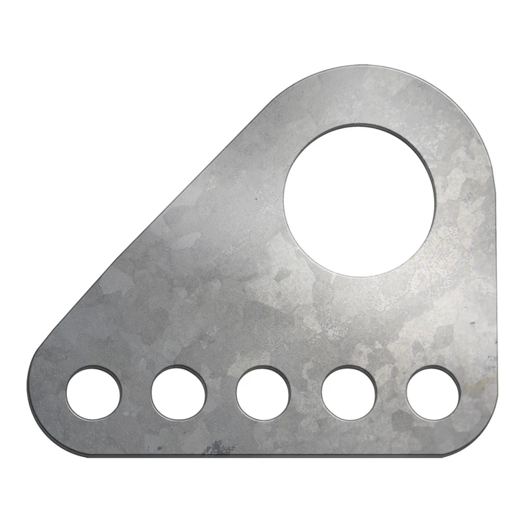 Quarter-Max Ladder Bar Front Crossmember Brackets for 1-5/8" Round Tube, 5 Hole