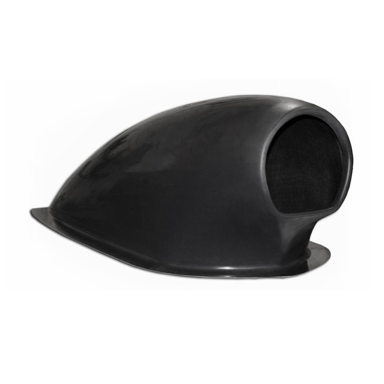 211912 QM Mach 5 Wide Carbon Fiber/Fiberglass Hood Scoop