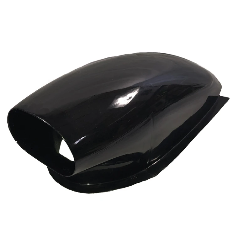 211914 QM Pro Mod Low Back Carbon Fiber/Fiberglass Hood Scoop