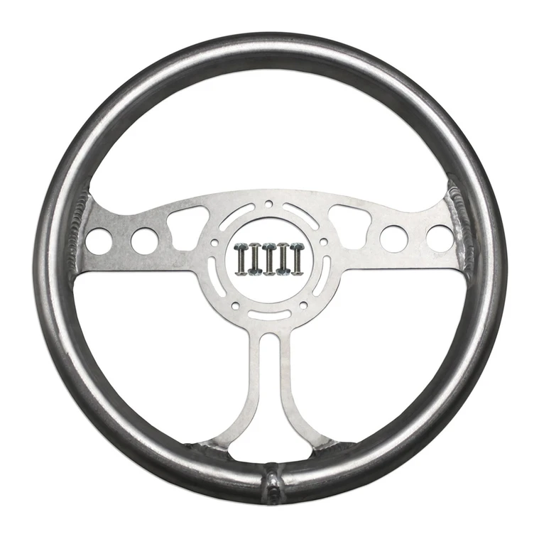 12 in. QM Max Lightweight Steering Wheel, 5-Bolt, Raw