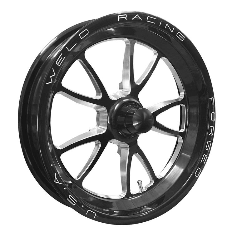Weld Racing Full Throttle, 15 in. x 3.5 in., Strange, 1.75 in. BS, Black