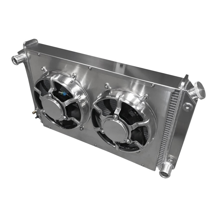 Entropy Radiator 1978-1988 Monte Carlo Aluminum Radiator with Dual HPX Fans