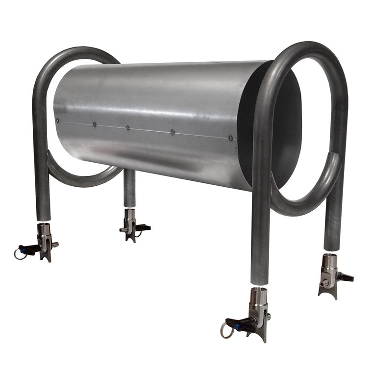 Quarter-Max Driveshaft Tunnel Kit, Tack Welded Cover, 24 in., 4130
