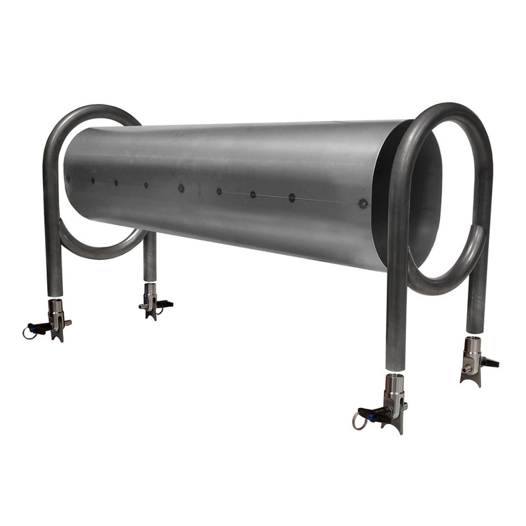 Quarter-Max Driveshaft Tunnel Kit, Tack Welded Cover, 30 in., 4130