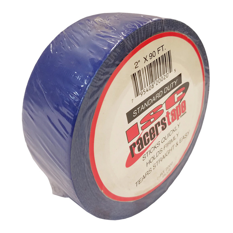 ISC Racers Tape RT2002 Standard Duty Racers Tape, 2 in. x 90 ft., Blue