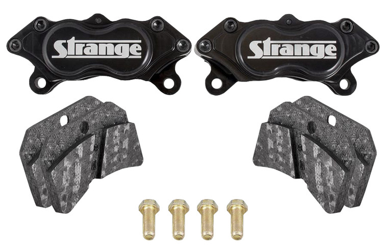 Strange Engineering B5046 Pro Carbon Caliper Kit with Slotted Carbon Brake Pads