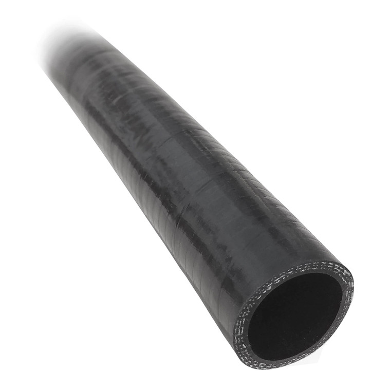 Quarter-Max 219529-1 1-1/4 in. ID Silicone Breather Hose, Black, 12 Ft Long