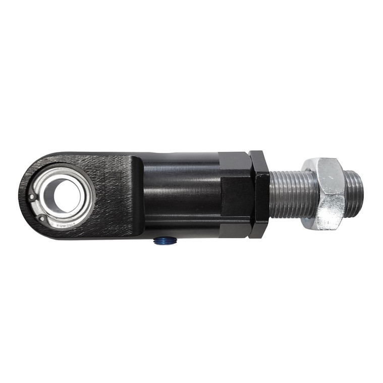 Quarter-Max 219705-2B Lightweight Wheelie Bar Load Cell with 1/2" Hole x 3/4"-16 Thread, Aluminum, Black