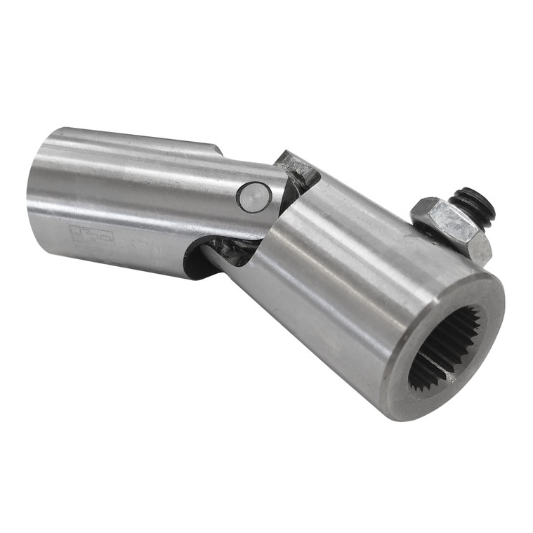 3/4 In. Smooth x 9/16-26 Steel Pin & Block U-Joint, 1 In. O.D.