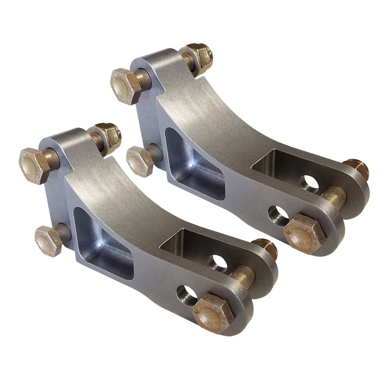 Billet Adjustable Double Shear Shock Mounts, 3/4" Wide