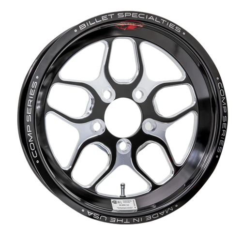 Billet Specialties Comp 7, 15 in. x 3.5 in., 5 in. x 4.75 in., 1.75 in. BS, Black