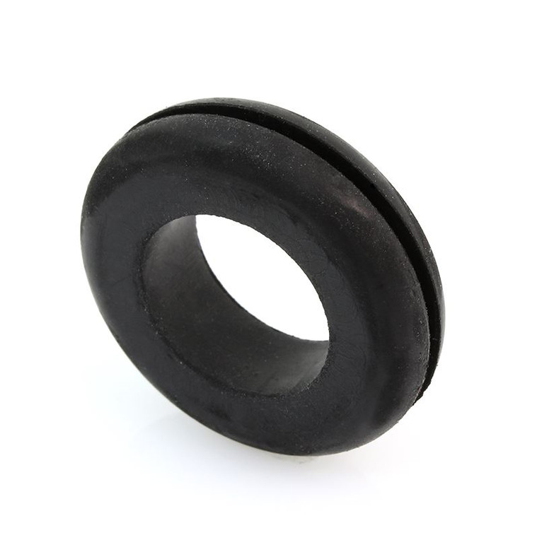 Rubber Grommet, 1-1/16" Panel Hole Size, 3/4" Bore Diameter