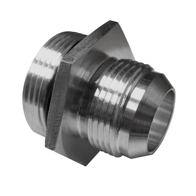 -20 AN Port to -16 AN Male Radiator Fitting, Aluminum