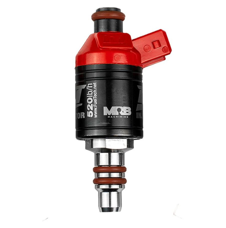 FT Fuel Injector, 520 LB/H, -4 AN/-6 ORB Fitting, Set of 8