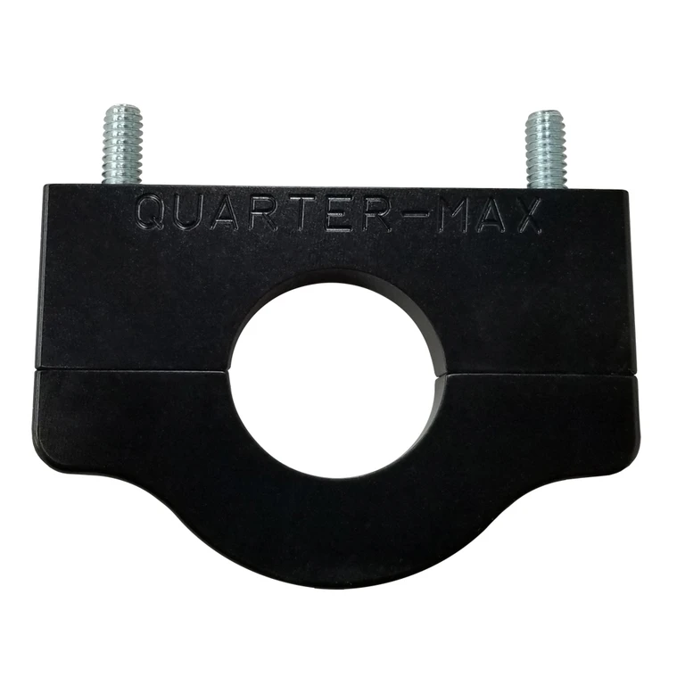 1.25 in. Billet Tube Clamp, Black Anodized