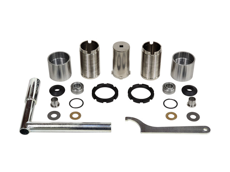 Quarter-Max Threaded Adjustable Strut Cup Mount Kit For Long Travel Struts