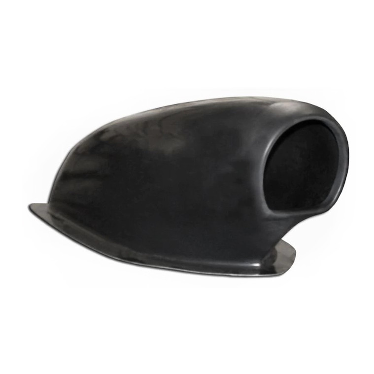 211913-1 QM Mach 5 Wide Low Back Lightweight Carbon Fiber (Carbon/Carbon) Hood Scoop
