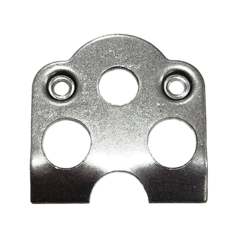 Lightweight Quarter Turn Fastener Plate, Mild Steel, 1 in. Spring