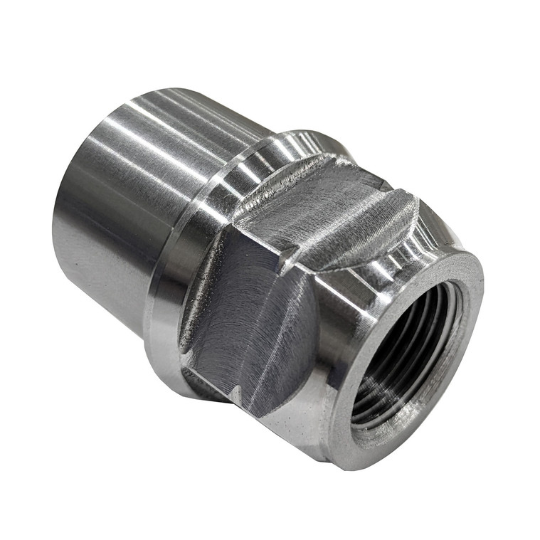 1-5/8" x .120 x 7/8-14 LH Tube Adapter, 4130 