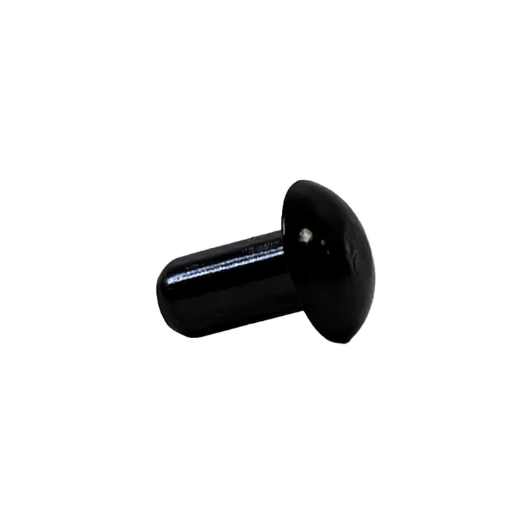1/8 in. x 3/16 in. Long Solid Smash Rivet, Aluminum, Black Anodized