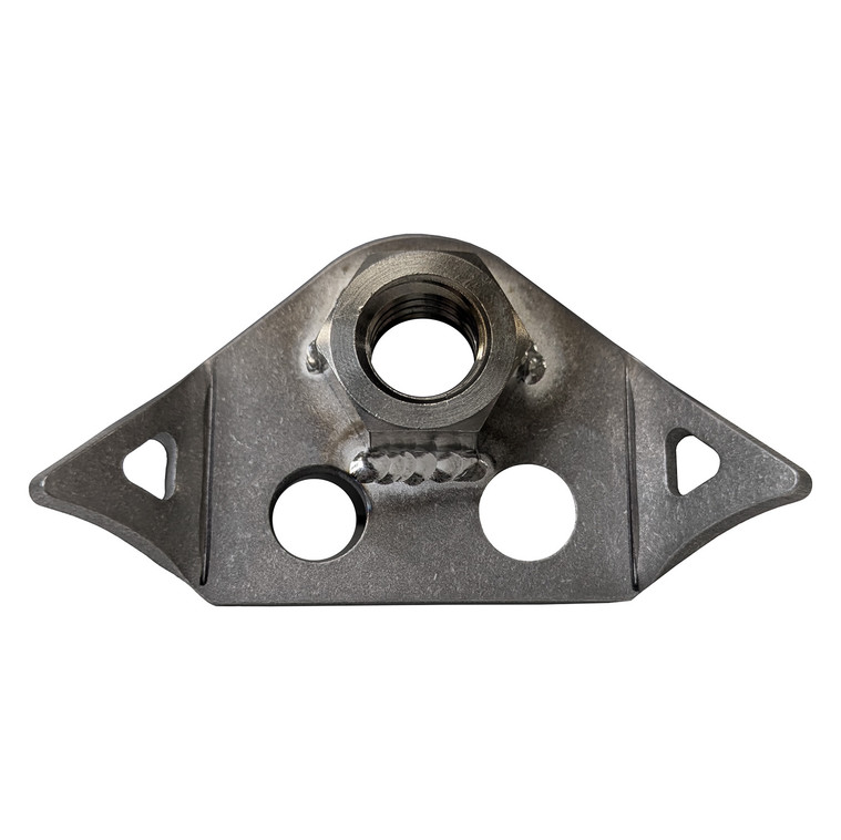 Weight Bar Tab, Short Wing, Titanium, Welded 1/2-13 Thread Nut