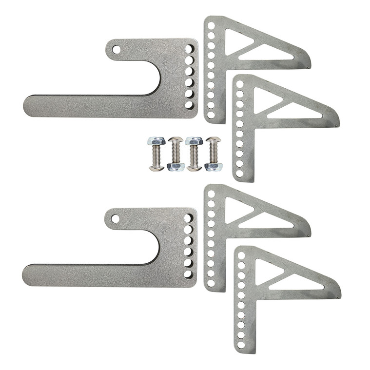 Adjustable Front End Fork Mount Kit, .250 Titanium Forks (QM-219611)