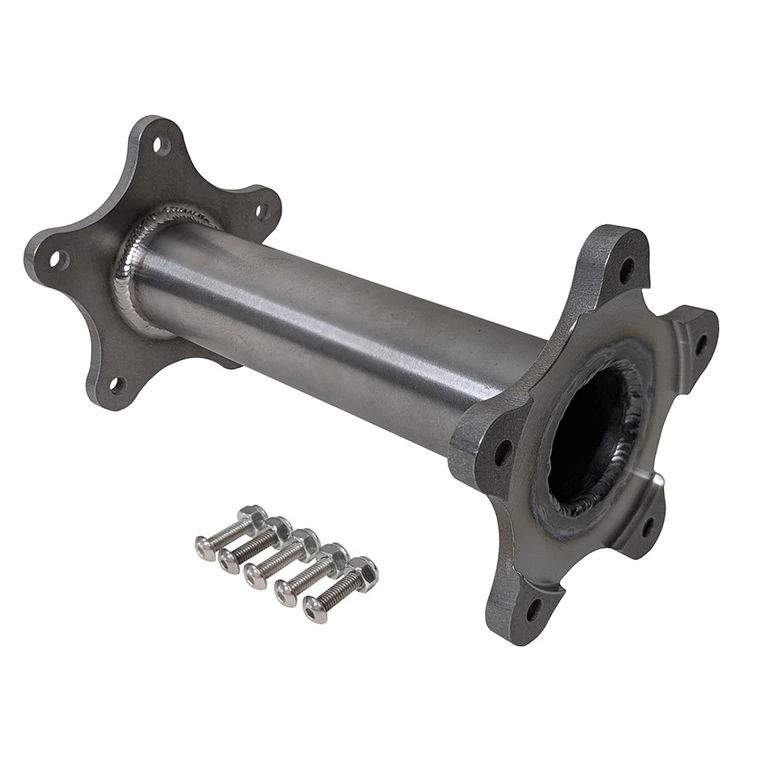 6" Steering Wheel Extension, Welded, Recessed for Horn Button, Titanium (QM-203144-6)