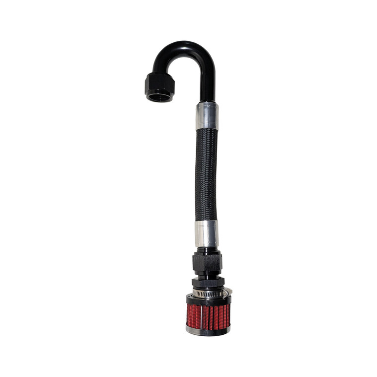 -12 Fuel Cell Overflow Breather Hose 13-1/4", 180° Fitting (QM-213309-1)