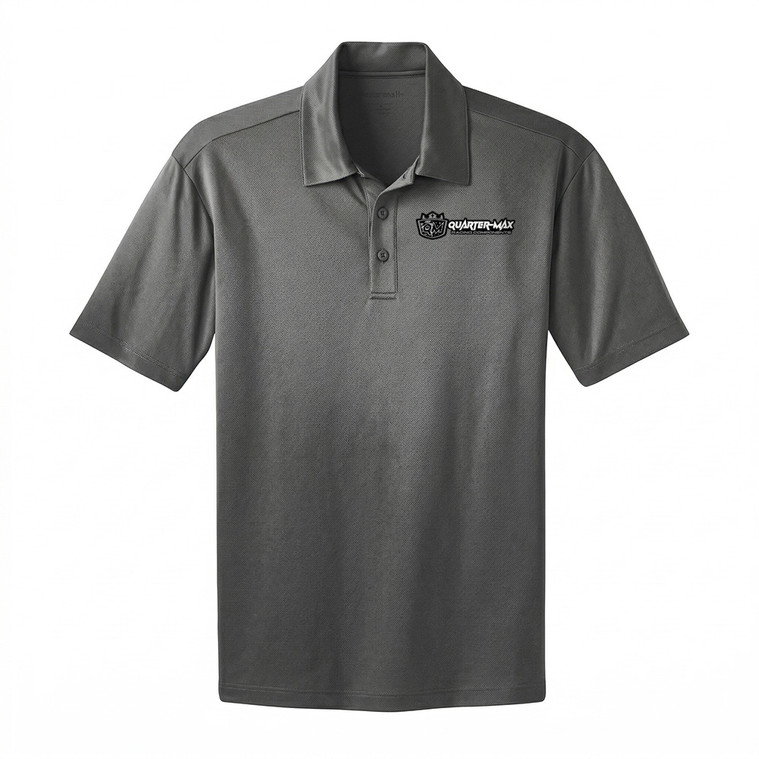 Quarter-Max Polo, Grey