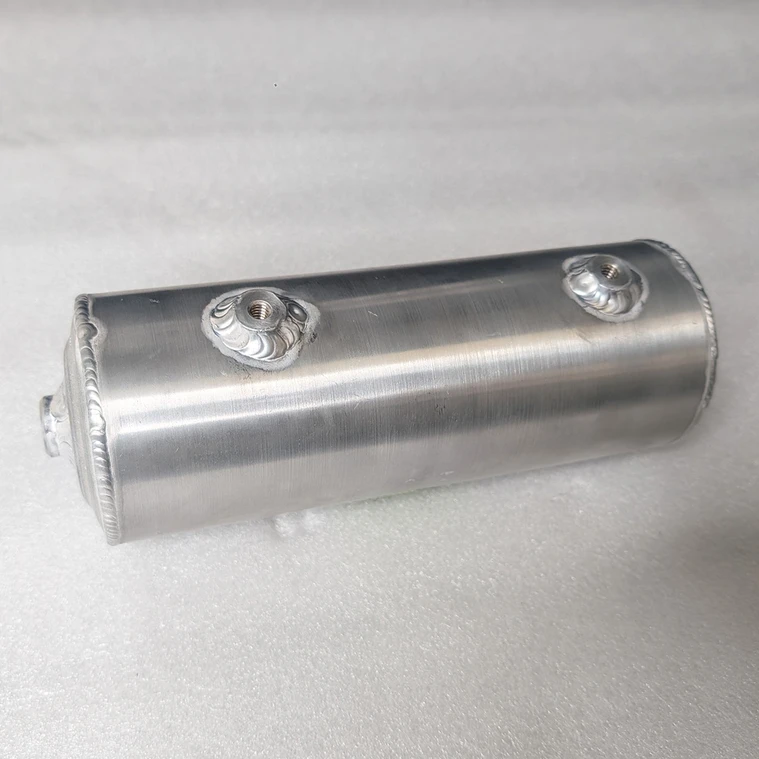 Radiator Overflow Tank, Aluminum (QM-212105-B)