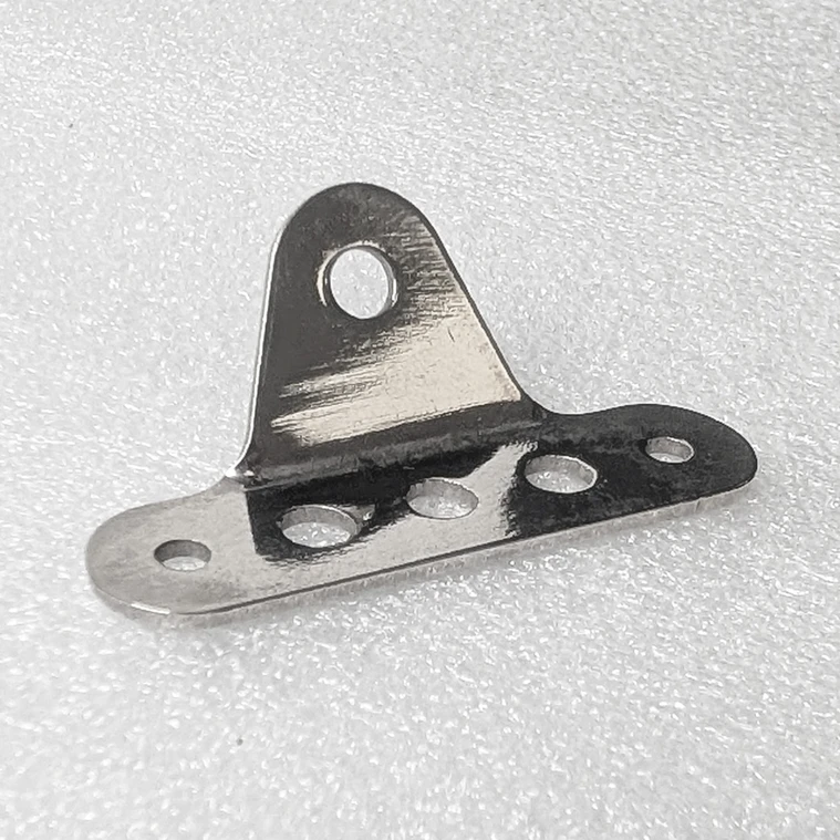 Bent Wing Bracket Mount Pad, Polished, 4130 (QM-410445-C)