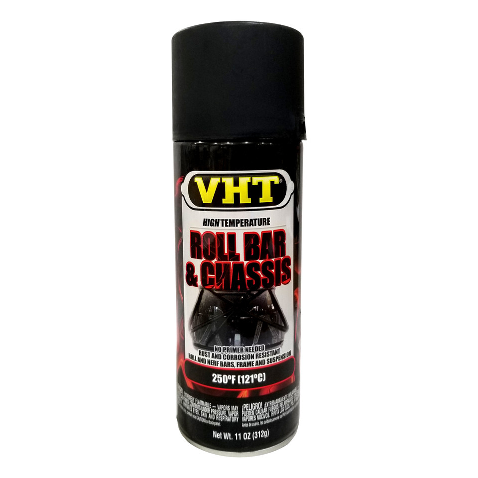VHT SP671 Roll Bar & Chassis Paint, Satin Black QuarterMax