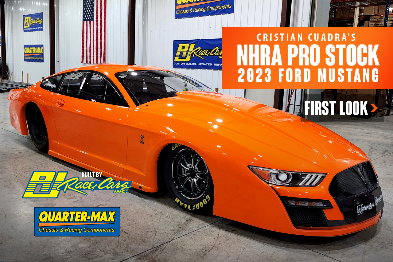 Cristian Cuadra's New RJ Race Cars Built Pro Stock Ford Mustang