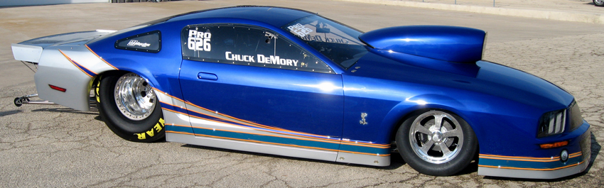 Chuck Demory 2008 Ford Mustang IHRA Pro Stock