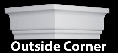 Precut corners for DIY crown moldings EuroDeco Ceilings