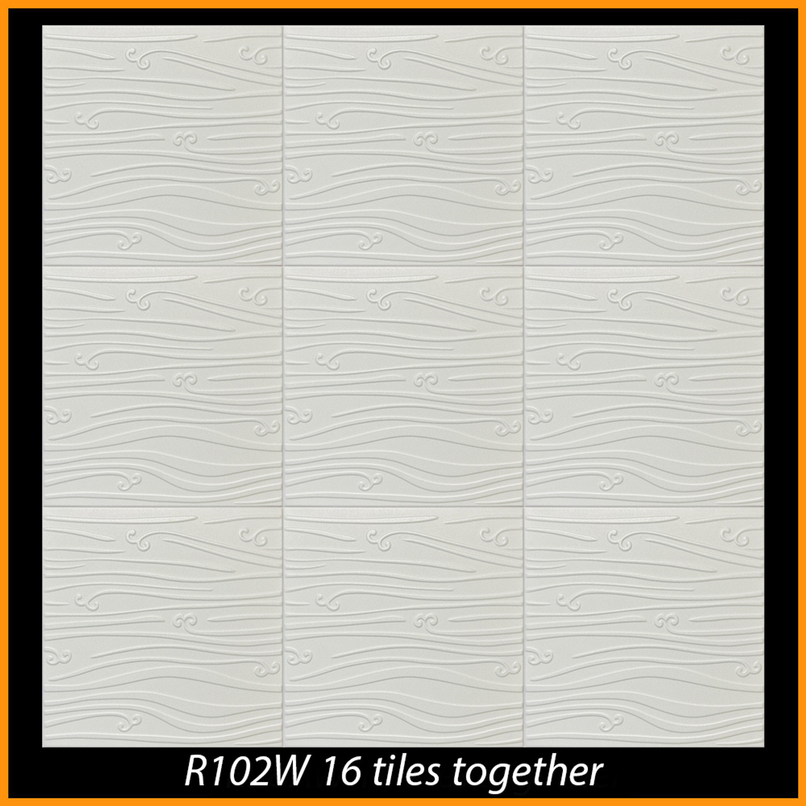 Bead Board Styrofoam Ceiling Tile 20 in x 20 in - #R104