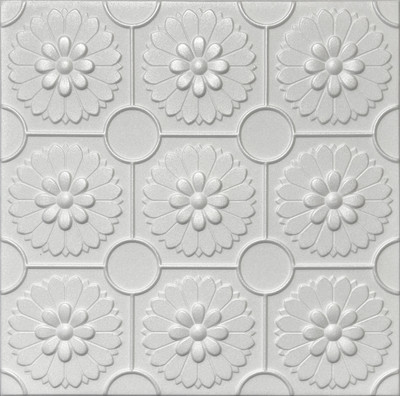 R36 Blossom Bouquet Styrofoam Glue Up Ceiling Tile 20"x20"