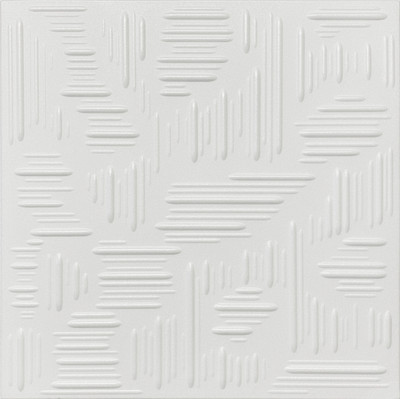 R15 Labyrinth Styrofoam Glue Up Ceiling Tile 20"x20"