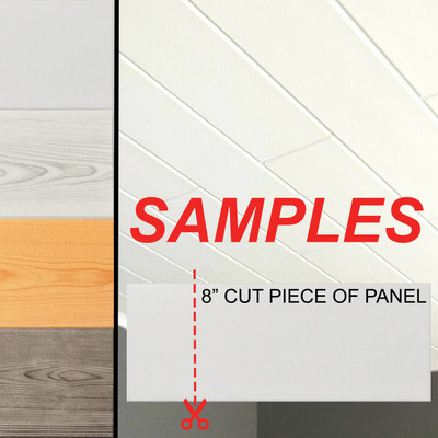 DIY Styrofoam Glue Up Ceiling Planks (8" Panel Piece - Samples)