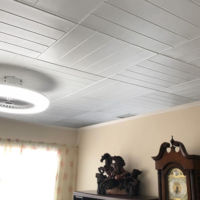 R12 (EXTRA THIN) Planks Styrofoam Glue Up Ceiling Tile 20"x20"