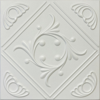 R2 Plain White 20x20 Ceiling Tile - LOT of 8 pcs (AS IS)