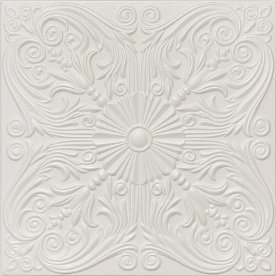 R39 Plain White 20x20 Ceiling Tile - LOT of 8 pcs (AS IS)