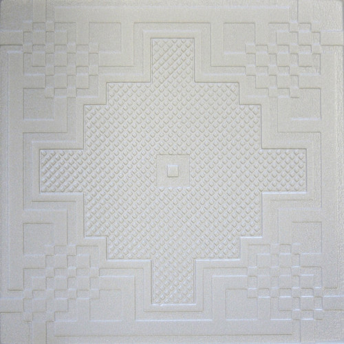 R51 Plain White Styrofoam Glue Up Ceiling Tile 20"x20" Box of 48 pcs (126.72 sf) R51 Plain White Styrofoam Glue Up Ceiling Tile 20"x20" Box of 48 pcs (126.72 sf)