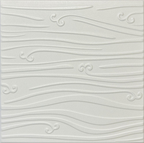 R102 Ripple Waves Styrofoam Glue Up Ceiling Tile 20"x20" R102 Ripple Waves Styrofoam Glue Up Ceiling Tile 20"x20"