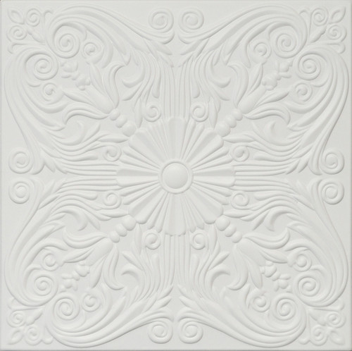R39A Ultra Pure White BEHR Styrofoam Glue Up Ceiling Tile 20"x20" R39A Ultra Pure White BEHR Styrofoam Glue Up Ceiling Tile 20"x20"