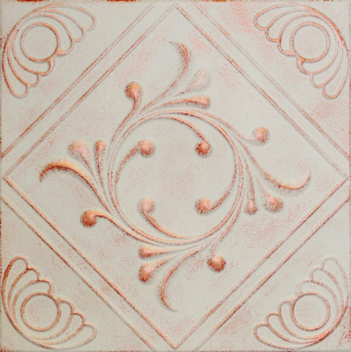 R2 Washed Copper Styrofoam Glue Up Ceiling Tile 20"x20" R2 Washed Copper Styrofoam Glue Up Ceiling Tile 20"x20"