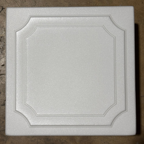 R8 Plain White 20x20 Ceiling Tile - LOT of 40 pcs (105 s/f) (AS IS)